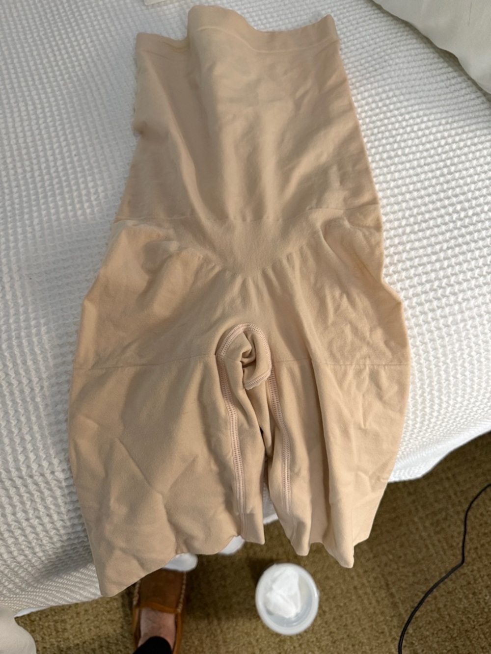SPANX Beige High-Waist Shaping Short